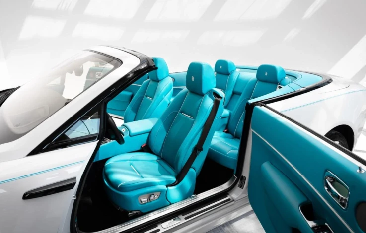 Rolls Royce Dawn 2022 WHITE RENTAL IN DUBAI - undefined
